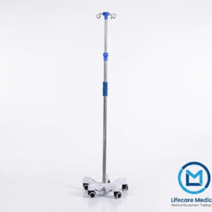 IV Stand – Adjustable Stainless Steel Pole with Wheels