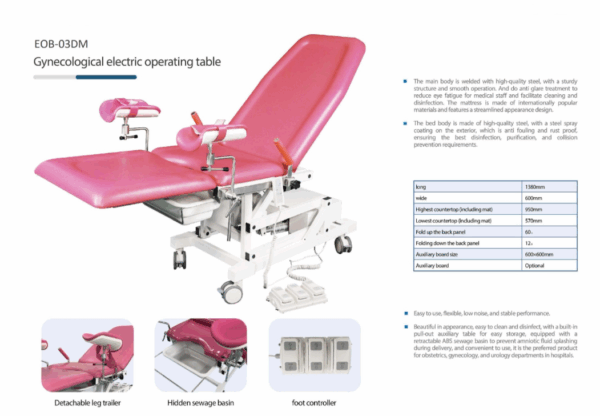 Electric Gynecology Examination Bed - Image 3