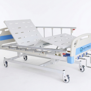 medical equipment suppliers in dubai Manual Hospital Bed Three Crank for Patient Care UAE