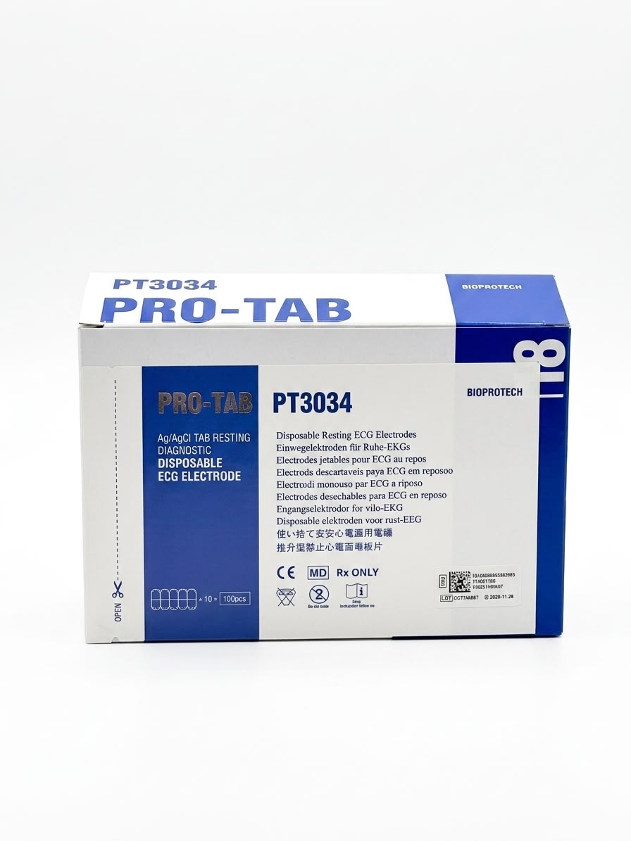 medical equipment suppliers in dubai Bio Protech Pro-Tab ECG Electrodes – PT3034 (Pack of 500)