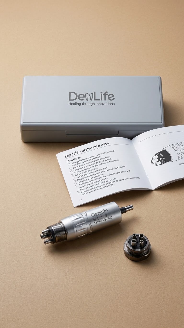 medical equipment suppliers in dubai Denlife internal low-speed dental air motor 4 holes